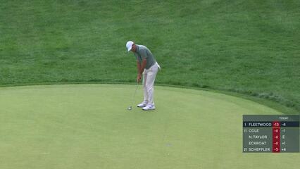 Scottie Scheffler | Round 3 | 11th hole | Shot 2 | 2025 Travelers