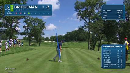Jacob Bridgeman | Round 1 | 5th hole | Shot 1 | 2026 John Deere