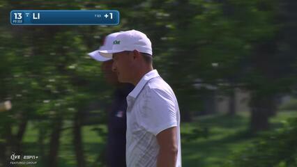 Haotong Li | Round 1 | 13th hole | Shot 3 | 2025 3M Open