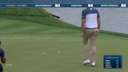 Keegan Bradley | Round 4 | 4th hole | Shot 4 | 2025 THE PLAYERS