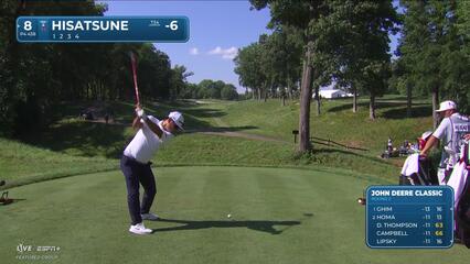 Ryo Hisatsune | Round 2 | 8th hole | Shot 1 | 2025 John Deere