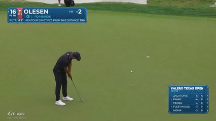 Thorbjørn Olesen | Round 1 | 16th hole | Shot 3 | 2026 Valero