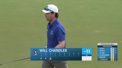 Will Chandler | Round 4 | 3rd hole | Shot 4 | 2025 WM Phoenix Open