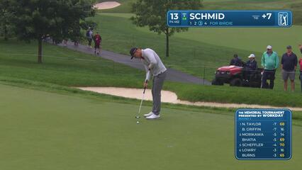 Matti Schmid | Round 2 | 13th hole | Shot 3 | 2025 the Memorial