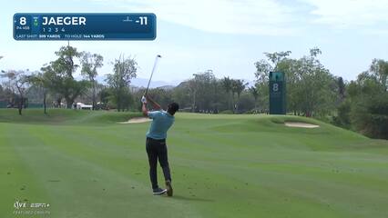 Stephan Jaeger | Round 2 | 8th hole | Shot 2 | 2025 Mexico Open
