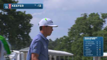 John Keefer | Round 4 | 15th hole | Shot 2 | 2026 Texas Children's