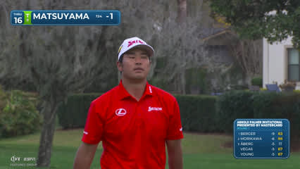 Hideki Matsuyama | Round 1 | 16th hole | Shot 4 | 2026 Arnold Palmer