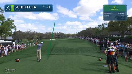 Scottie Scheffler | Round 1 | 2nd hole | Shot 1 | 2026 Arnold Palmer