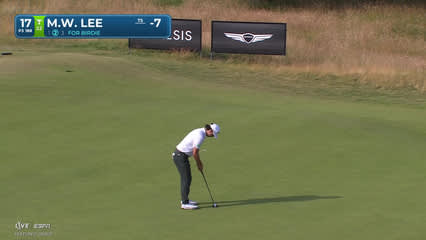 Min Woo Lee | Round 2 | 17th hole | Shot 2 | 2026 Genesis Scottish Open