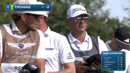Justin Thomas | Round 1 | 11th hole | Shot 1 | 2026 Genesis Scottish Open