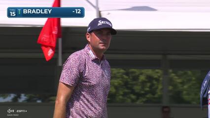 Keegan Bradley | Round 4 | 15th hole | Shot 3 | 2025 Rocket Classic