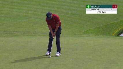 Andrew Novak | Round 4 | 18th hole | Shot 5 | 2025 Genesis