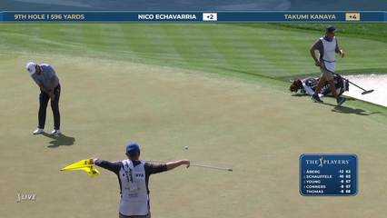 Takumi Kanaya | Round 3 | 9th hole | Shot 4 | 2026 THE PLAYERS