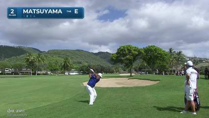 Hideki Matsuyama | Round 1 | 2nd hole | Shot 2 | 2026 Sony Open