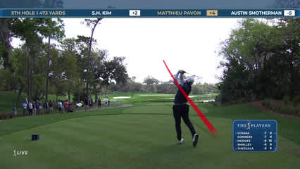 Matthieu Pavon | Round 2 | 5th hole | Shot 1 | 2026 THE PLAYERS