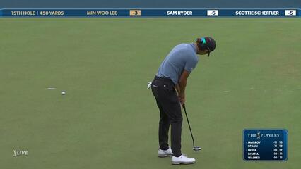 Min Woo Lee | Round 4 | 15th hole | Shot 4 | 2025 THE PLAYERS