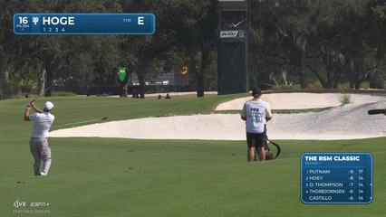 Tom Hoge | Round 1 | 16th hole | Shot 2 | 2025 The RSM Classic