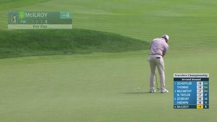 Rory McIlroy | Round 2 | 7th hole | Shot 5 | 2025 Travelers