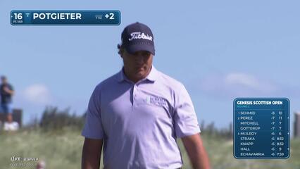 Aldrich Potgieter | Round 2 | 16th hole | Shot 5 | 2025 Genesis Scottish Open