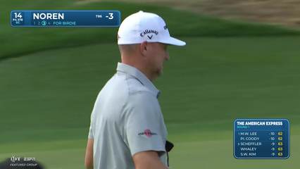 Alex Noren | Round 1 | 14th hole | Shot 4 | 2026 The American Express