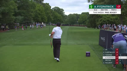 Alex Fitzpatrick | Round 3 | 2nd hole | Shot 1 | 2026 Truist Championship