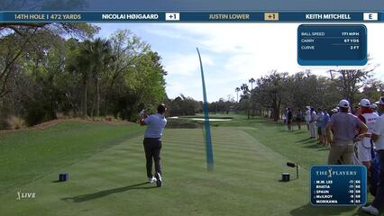 Justin Lower | Round 2 | 14th hole | Shot 1 | 2025 THE PLAYERS