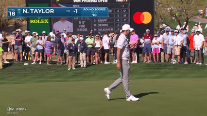 Nick Taylor | Round 1 | 9th hole | Shot 3 | 2025 WM Phoenix Open