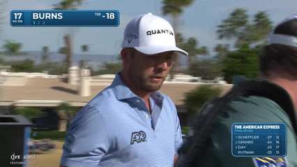 Sam Burns | Round 4 | 17th hole | Shot 1 | 2026 The American Express