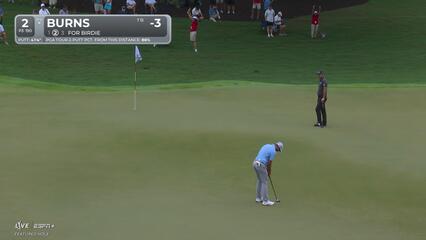 Sam Burns | Round 2 | 2nd hole | Shot 3 | 2025 TOUR Championship