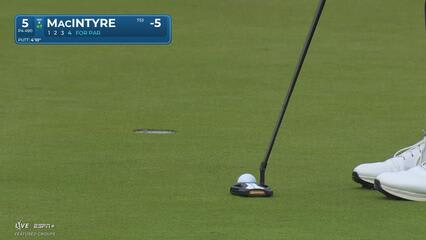 Robert MacIntyre | Round 4 | 5th hole | Shot 4 | 2025 RBC Canadian