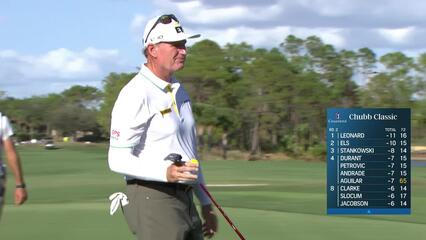 Ernie Els | Round 2 | 15th hole | Shot 4 | 2025 Chubb Classic