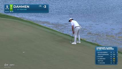 Joel Dahmen | Round 2 | 5th hole | Shot 4 | 2026 Cognizant Classic