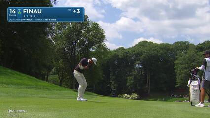 Tony Finau | Round 3 | 14th hole | Shot 2 | 2025 Travelers