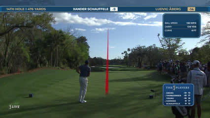 Ludvig Aberg | Round 3 | 14th hole | Shot 1 | 2026 THE PLAYERS
