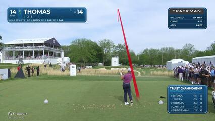 Justin Thomas | Round 4 | 14th hole | Shot 1 | 2025 Truist Championship