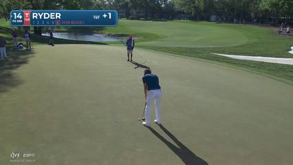 Sam Ryder | Round 2 | 14th hole | Shot 6 | 2026 Valspar