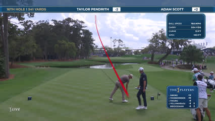 Adam Scott | Round 4 | 16th hole | Shot 1 | 2026 THE PLAYERS