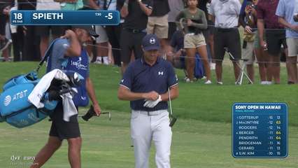 Jordan Spieth | Round 4 | 18th hole | Shot 3 | 2026 Sony Open