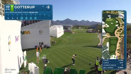 Chris Gotterup | Round 1 | 17th hole | Shot 1 | 2026 WM Phoenix Open