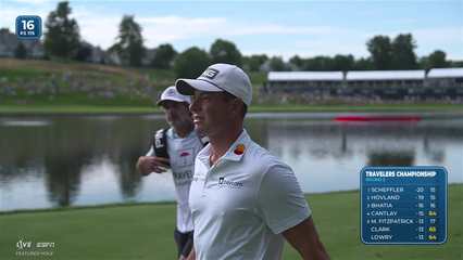 Viktor Hovland | Round 3 | 16th hole | Shot 1 | 2026 Travelers