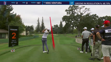 Kristoffer Ventura | Round 1 | 2nd hole | Shot 1 | 2025 Procore