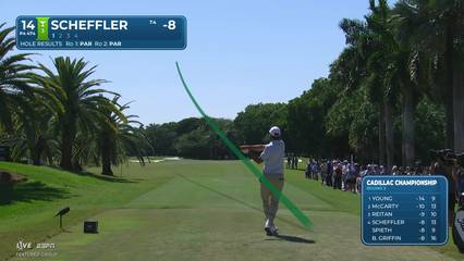 Scottie Scheffler | Round 3 | 14th hole | Shot 1 | 2026 Cadillac