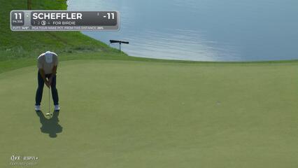 Scottie Scheffler | Round 4 | 11th hole | Shot 3 | 2025 BMW Championship