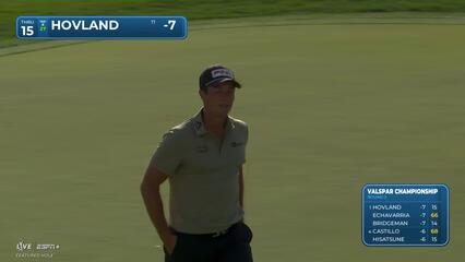 Viktor Hovland | Round 3 | 15th hole | Shot 3 | 2025 Valspar