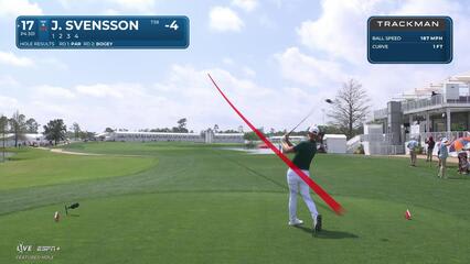 Adam Svensson | Round 3 | 17th hole | Shot 1 | 2025 Houston Open