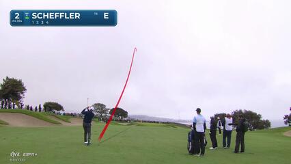 Scottie Scheffler | Round 1 | 2nd hole | Shot 2 | 2025 Genesis