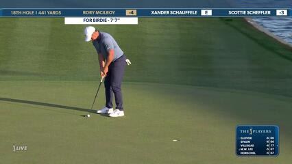 Rory McIlroy | Round 1 | 18th hole | Shot 3 | 2025 THE PLAYERS