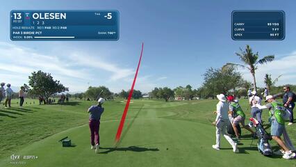 Thorbjørn Olesen | Round 3 | 13th hole | Shot 1 | 2025 Mexico Open