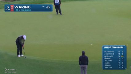 Paul Waring | Round 3 | 3rd hole | Shot 3 | 2026 Valero