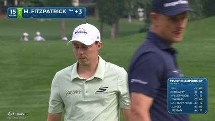 Matt Fitzpatrick | Round 2 | 15th hole | Shot 4 | 2026 Truist Championship